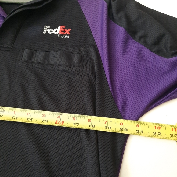 FedEx Shirts Fedex Freight Polo Shirt Work Uniform Long Sleeve